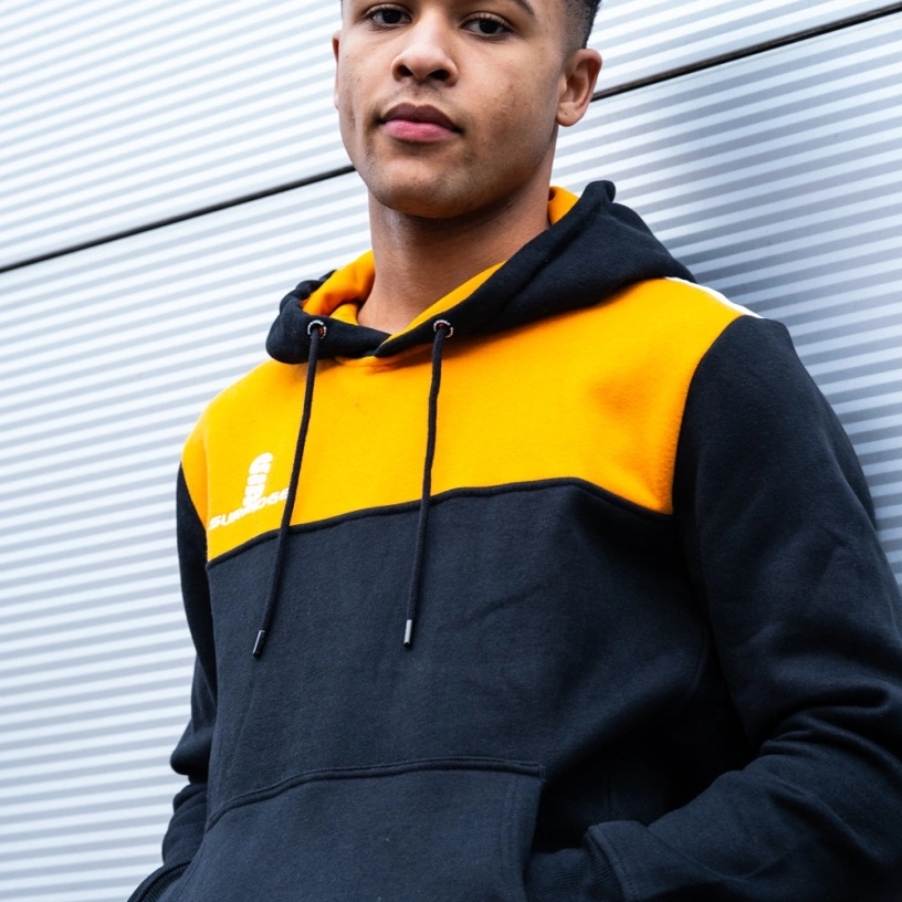 Blade Hoody : Black / Amber / White