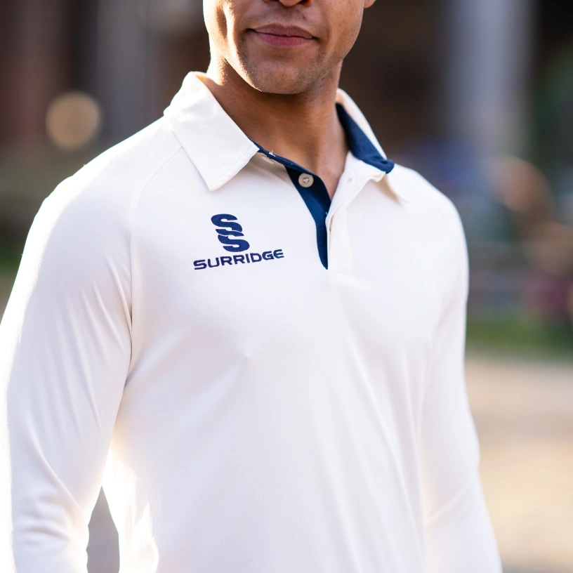 Ergo Long Sleeve Cricket Shirt Navy