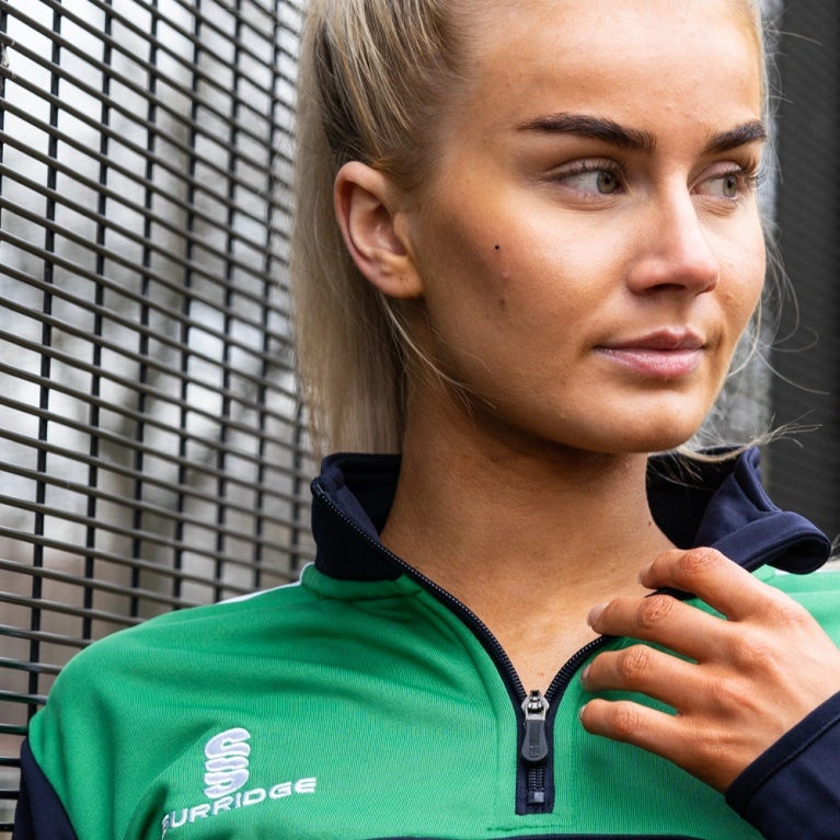 Blade Performance Top : Navy / Emerald / White