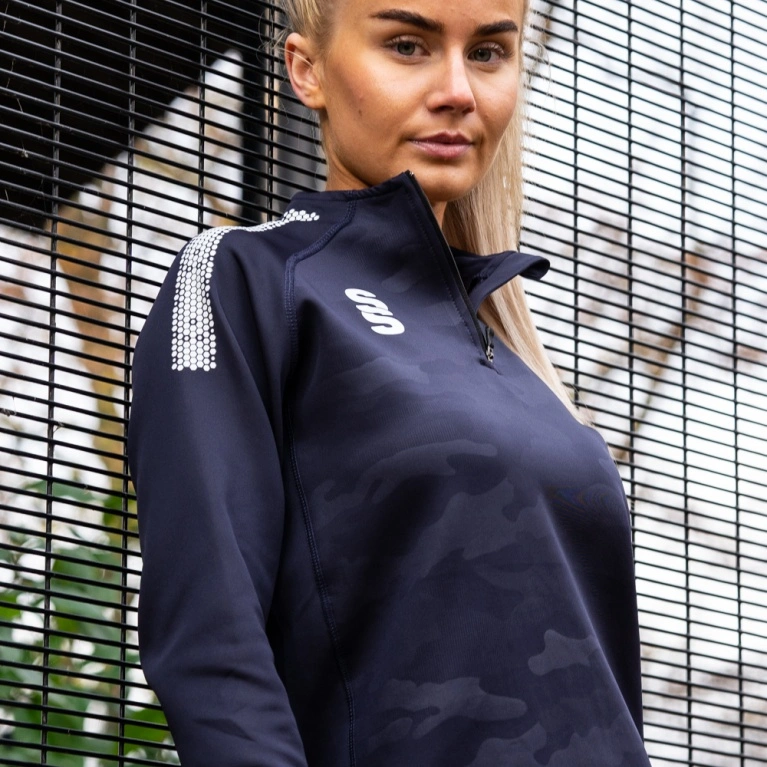 Camo Performance Top - Navy
