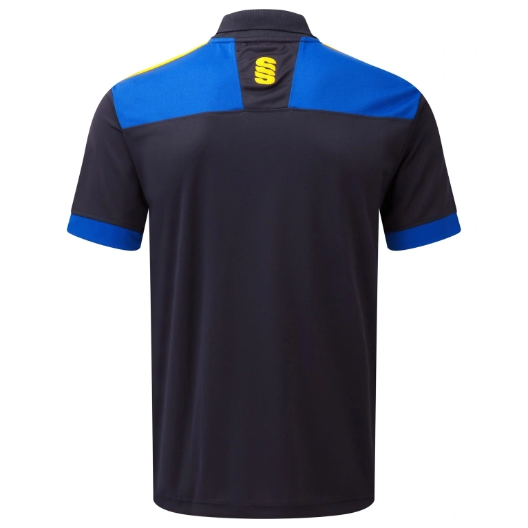 Blade Polo Shirt : Navy / Royal / Amber