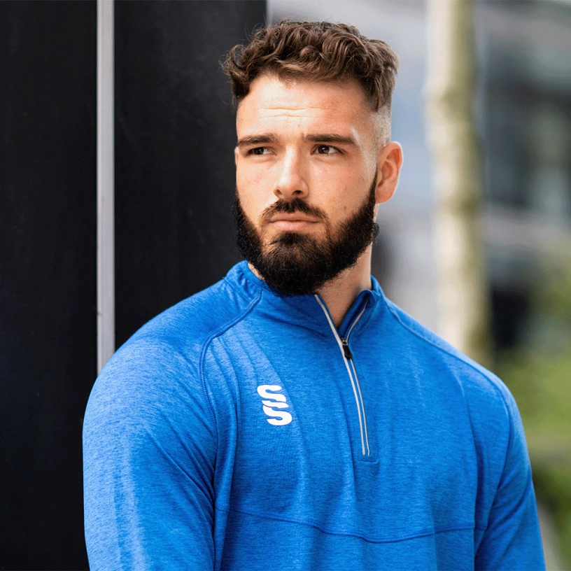 1/4 Zip Dual Performance Top : Royal