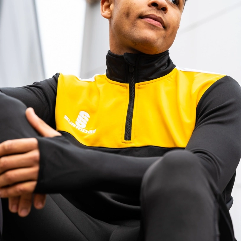 Blade Performance Top : Black / Amber / White