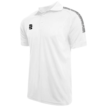 Dual Solid Colour Polo : White
